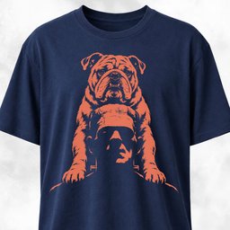 English Bulldog Atop Frankenstein T Shirt Gift For Dog Lover