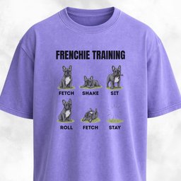 Frenchie Training T Shirt Gift For Dog Lover