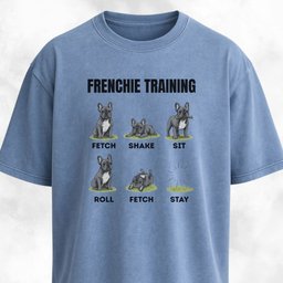Frenchie Training T Shirt Gift For Dog Lover