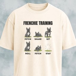 Frenchie Training T Shirt Gift For Dog Lover
