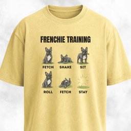 Frenchie Training T Shirt Gift For Dog Lover