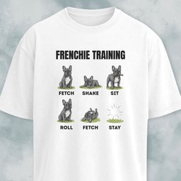 Frenchie Training T Shirt Gift For Dog Lover
