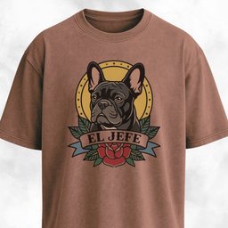 El Jefe French Bulldog T Shirt Gift For Dog Lover