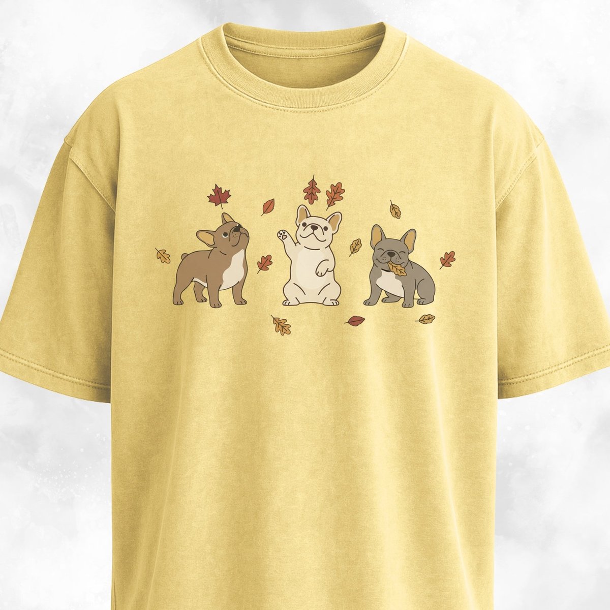 Fall Frenchies T Shirt Gift For Dog Lover