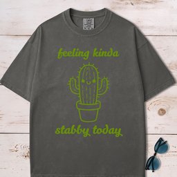 Feeling Kinda Stabby Today T Shirt Gift For Dog Lover