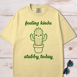 Feeling Kinda Stabby Today T Shirt Gift For Dog Lover