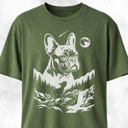 Frenchie Night Collage T Shirt Gift For Dog Lover