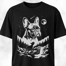 Frenchie Night Collage T Shirt Gift For Dog Lover