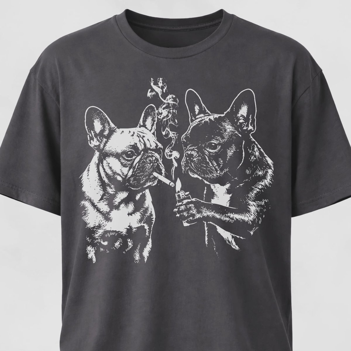 Frenchie Buddies Revisited T Shirt Gift For Dog Lover