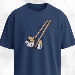 Frenchie Sushi With Chopsticks T Shirt Gift For Dog Lover
