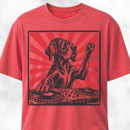 DJ Great Dane T Shirt Gift For Dog Lover