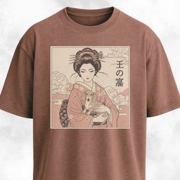 Geisha With A Doxie T Shirt Gift For Dog Lover