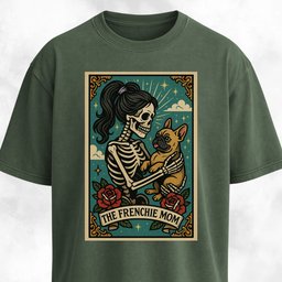 Frenchie Mom Tarot Card T Shirt Gift For Mom