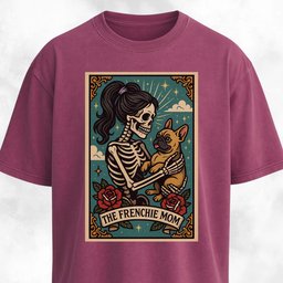 Frenchie Mom Tarot Card T Shirt Gift For Mom