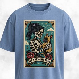 Frenchie Mom Tarot Card T Shirt Gift For Mom