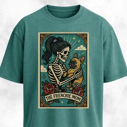 Frenchie Mom Tarot Card T Shirt Gift For Mom