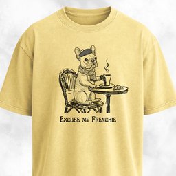 Excuse My Frenchie T Shirt Gift For Dog Lover