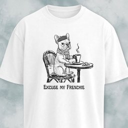 Excuse My Frenchie T Shirt Gift For Dog Lover