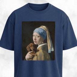 Girl With A Pearl Earring Dachshund Edition T Shirt Gift For Dog Lover