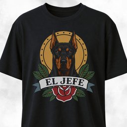 El Jefe Doberman T Shirt Gift For Dog Lover