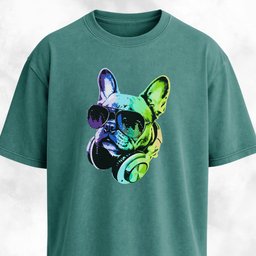 Frenchie DJ With Headphones T Shirt Gift For Dog Lover