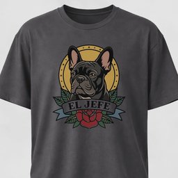 El Jefe French Bulldog T Shirt Gift For Dog Lover
