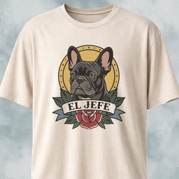 El Jefe French Bulldog T Shirt Gift For Dog Lover