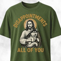 Disappointments All Of You Husky T Shirt Gift For Dog Lover