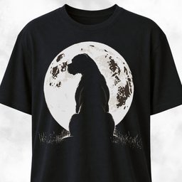 Full Moon Boxer T Shirt Gift For Dog Lover