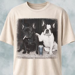 Frenchie Sad Buddies T Shirt Gift For Dog Lover