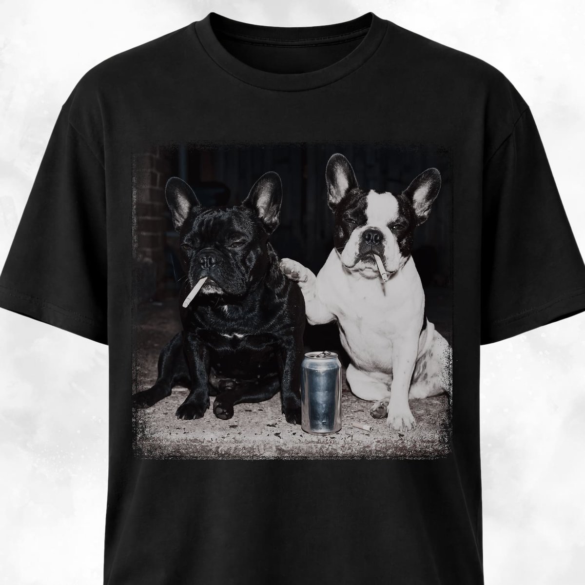 Frenchie Sad Buddies T Shirt Gift For Dog Lover