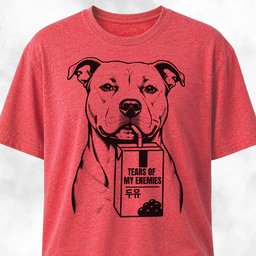Drinking The Tears On My Enemies Pitbull T Shirt Gift For Dog Lover