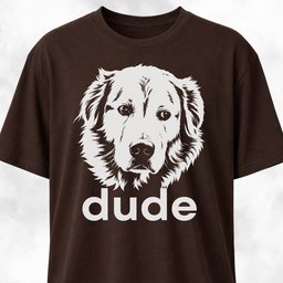 Dude Golden Retriever T Shirt Gift For Dog Lover