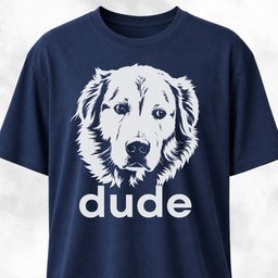 Dude Golden Retriever T Shirt Gift For Dog Lover