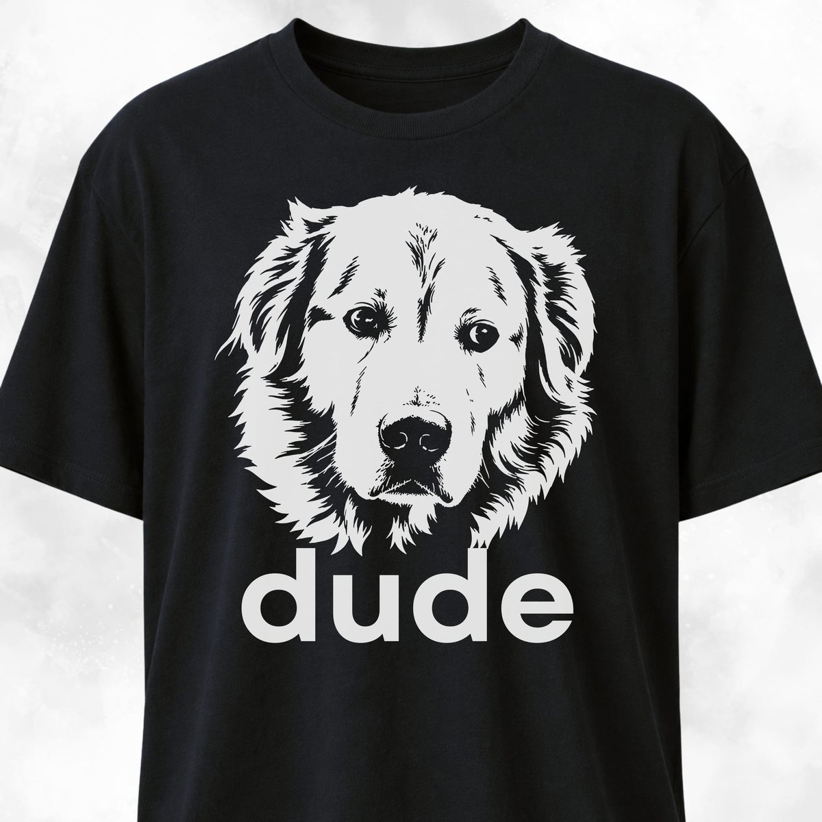Dude Golden Retriever T Shirt Gift For Dog Lover
