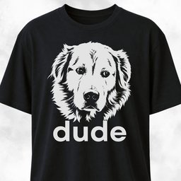 Dude Golden Retriever T Shirt Gift For Dog Lover