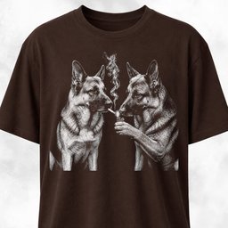 German Shepherds Buddies T Shirt Gift For Dog Lover