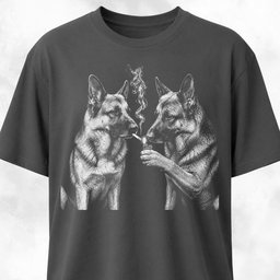 German Shepherds Buddies T Shirt Gift For Dog Lover