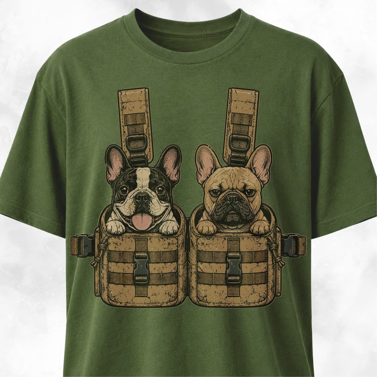 Frenchies Vest T Shirt Gift For Dog Lover