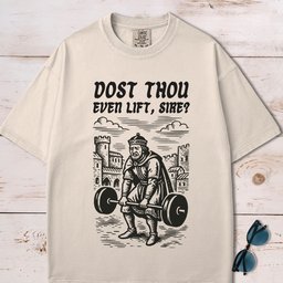 Do You Even Lift Bro Medieval T Shirt Gift For Dog Lover
