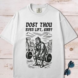 Do You Even Lift Bro Medieval T Shirt Gift For Dog Lover
