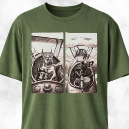 Frenchie Ww2 Pilots T Shirt Gift For Dog Lover