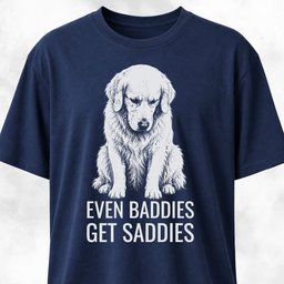 Even Baddies Get Saddies Goldie T Shirt Gift For Dog Lover