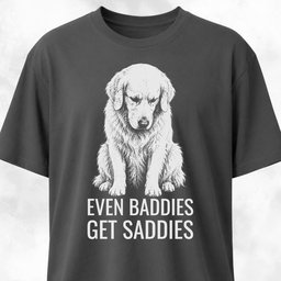 Even Baddies Get Saddies Goldie T Shirt Gift For Dog Lover