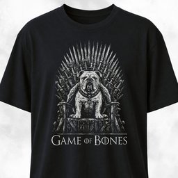 Game Of Bones Bulldog T Shirt Gift For Dog Lover