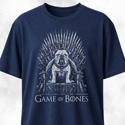 Game Of Bones Bulldog T Shirt Gift For Dog Lover