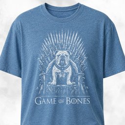Game Of Bones Bulldog T Shirt Gift For Dog Lover