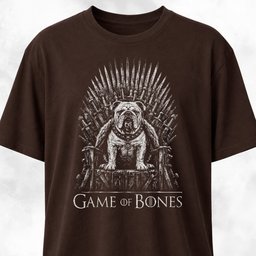 Game Of Bones Bulldog T Shirt Gift For Dog Lover