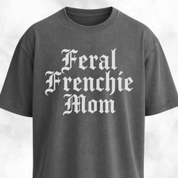 Feral Frenchie Mom T Shirt Gift For Mom
