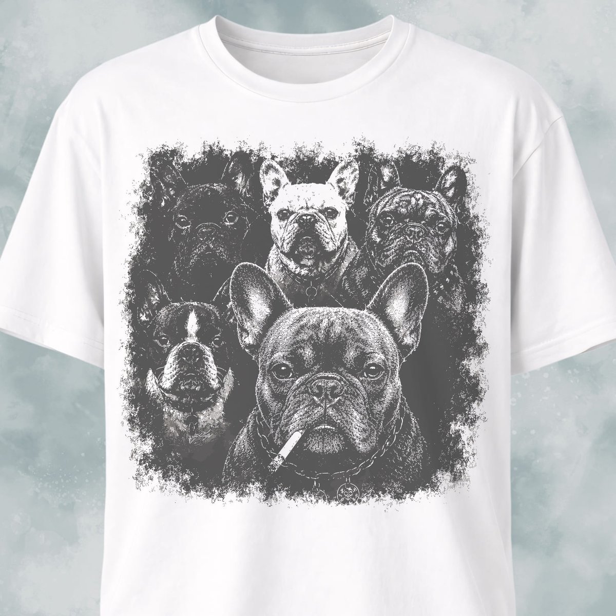 Gangster Frenchies T Shirt Gift For Dog Lover